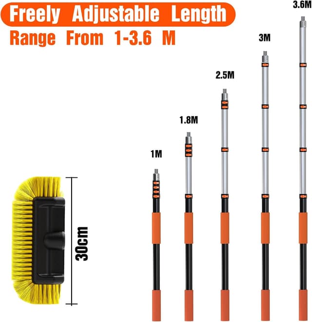 Thumbnail 2 de LAANPOLE 3.6m Car Wash Brush Long Handle