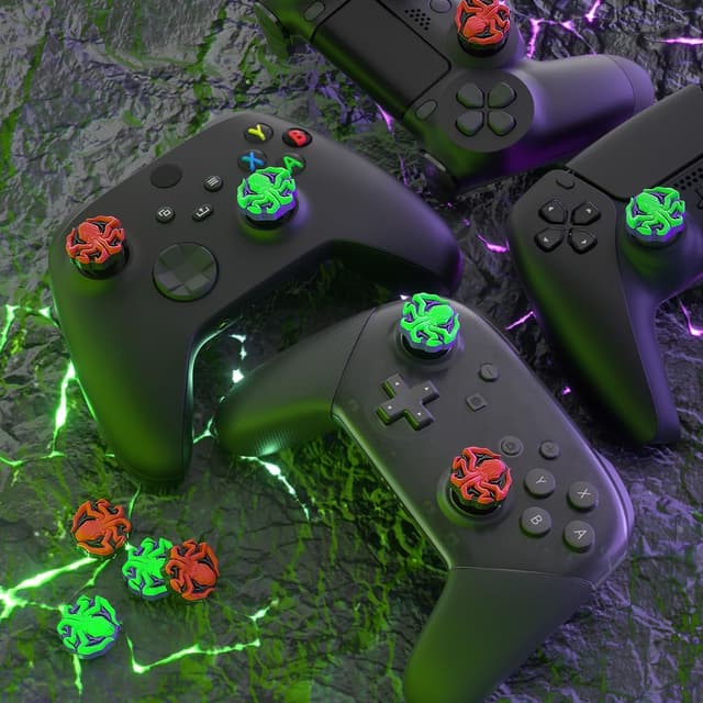 Detalle 1 de PlayVital thumb grip caps for controllers