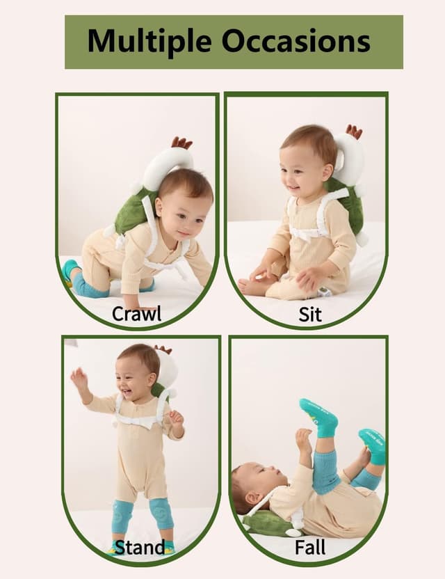 Thumbnail 6 de Bambebe Babyschutz Kopfkissen Rückenschutzkissen