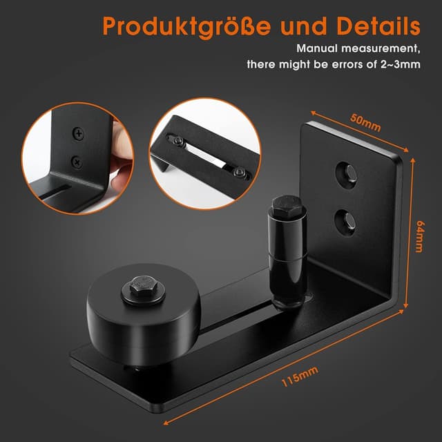 Detalle 2 de Wilktop rail porte coulissante 8 options