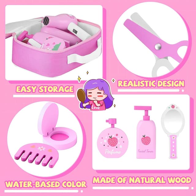 Thumbnail 1 de GAGAKU Wooden Makeup Set for Kids