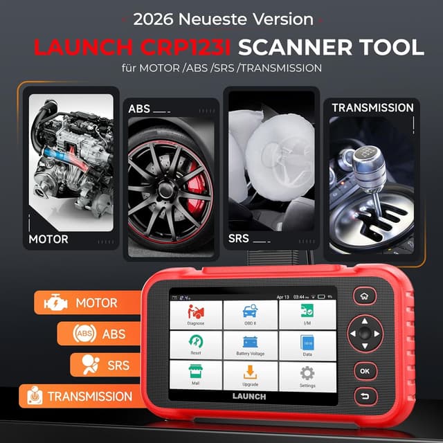 Detalle de Launch CRP123I V3.0 OBD2 Diagnosegerät 5"