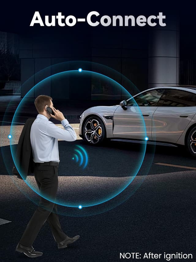 Detalle de TINAZEOK T1 Ultra-Compact Wireless CarPlay Adapter (convert wired to wireless)