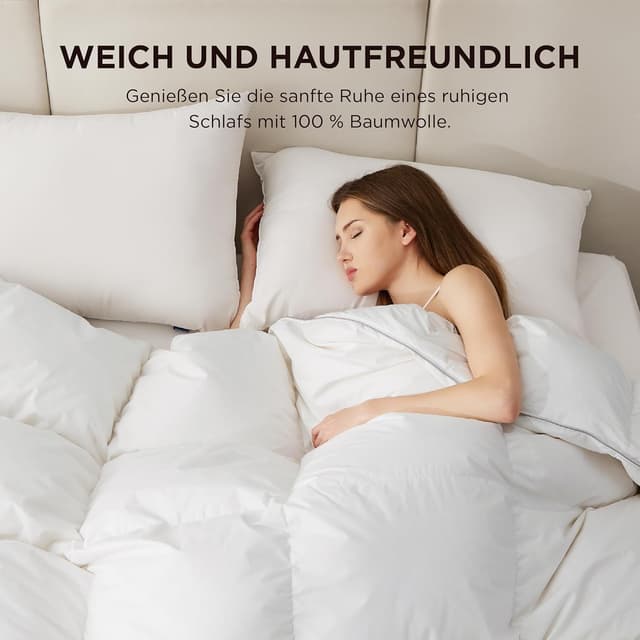 Thumbnail 5 de BEDSURE Daunendecke 135x200 Warm Winter