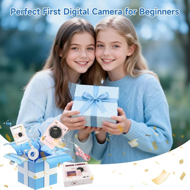 Thumbnail 6 de Pink 4K Digital Camera 48MP