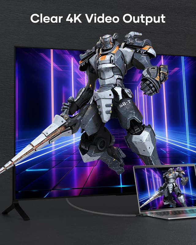 Thumbnail 6 de BRV Explorer Mini-HDMI-auf-HDMI-Kabel (4K@60 Hz, 18 Gbit/s) für DSLR, Raspberry Pi Zero & Projektor