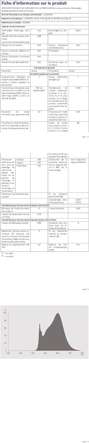 Thumbnail 1 de OSRAM DULUX LED SQ16 EM 7W 720 lm