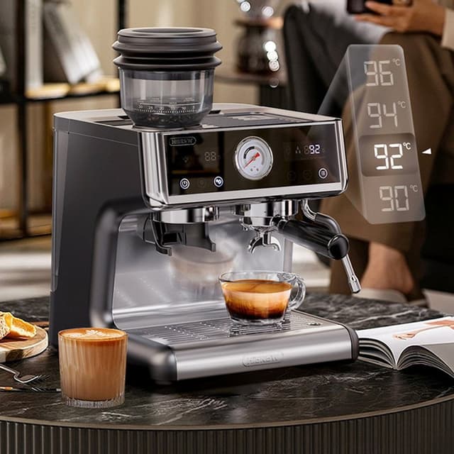 Detalle 2 de HiBREW H7A Cafetera espresso con pantalla táctil LCD 1 unidad
