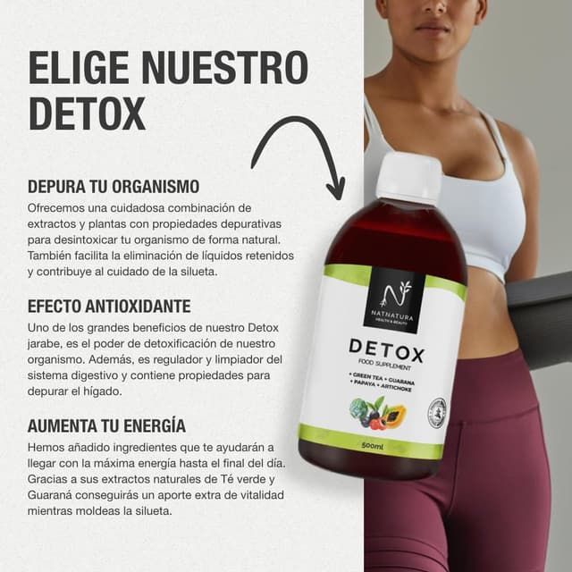 Thumbnail 5 de NATNATURA DETOX JARABE 500ml 🍹