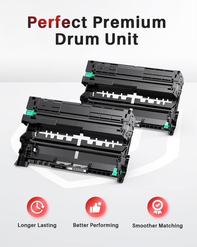 Thumbnail 4 de Halloya DR3400 Tambor para Brother HL-L5100DN y similares (2-Pack)