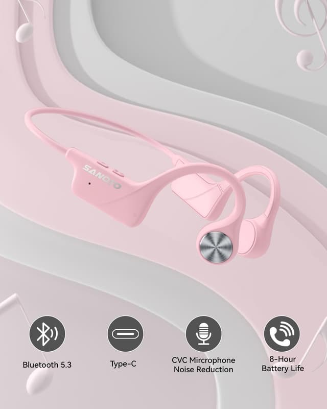 Thumbnail 5 de SANOTO Casque Conduction Osseuse Bluetooth 5.3