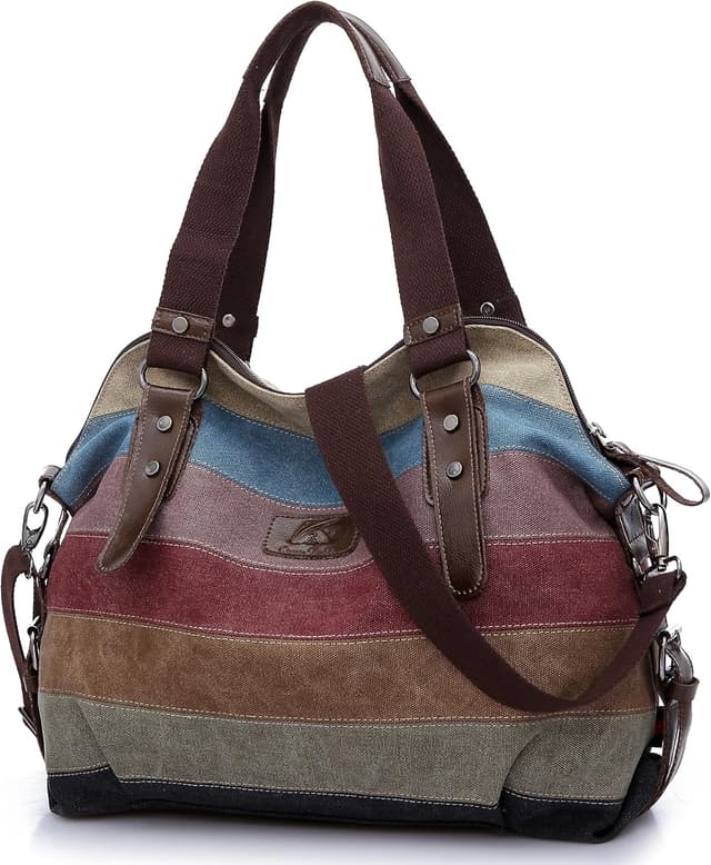 Detalle de FreeMaster Canvas Hobo Tote Multi-Colour