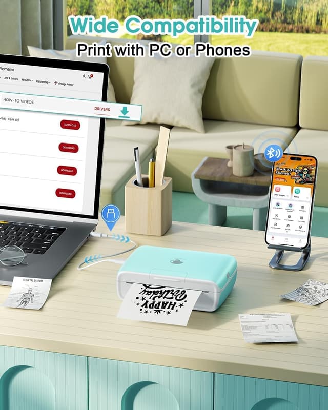 Thumbnail 5 de Phomemo M04S stampante termica 110 mm 🖨