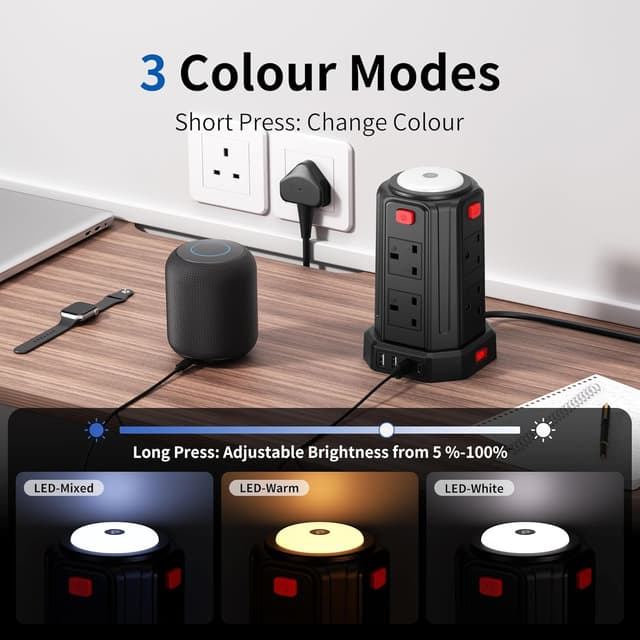 Thumbnail 2 de Tower Extension Lead 3M 13A