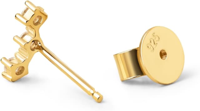 Detalle de SINGULARU Einzelner Ohrring Triple Spark 18kt Gold