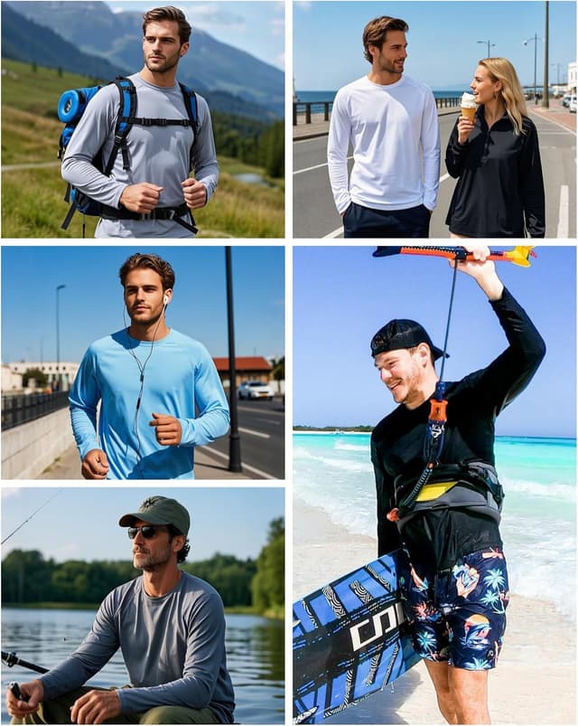 Detalle de Tansozer UV Rash Vest UPF 50+ Long Sleeve