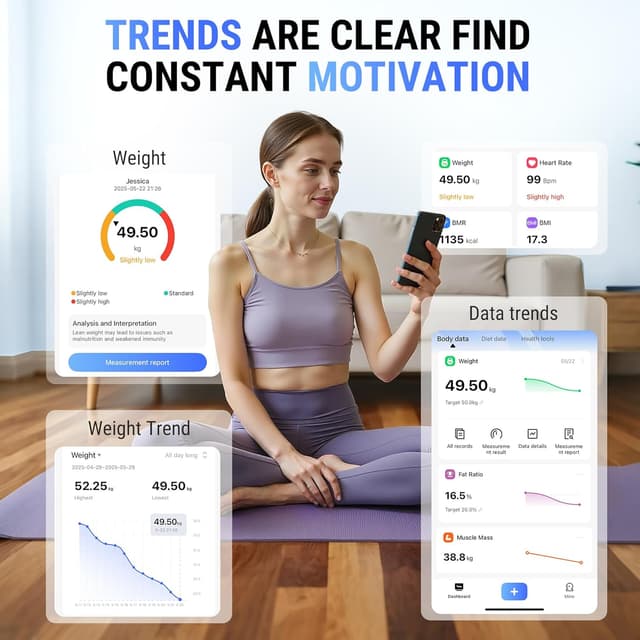 Thumbnail 4 de ACCUWEIGHT Smart Body Fat Scale