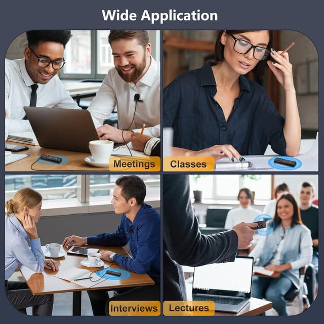 Thumbnail 6 de Ponovo Registratore Vocale 80GB (fino a 100 ore) con attivazione vocale e MIC esterno