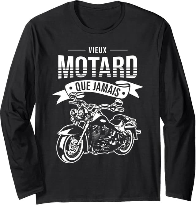 Detalle de Moto T-shirt Motard Homme Manches Longues