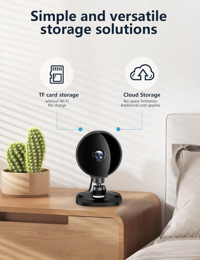 Thumbnail 6 de Surfola Security Camera Indoor (1080P FHD) WiFi CCTV for Baby, Pet & Elderly Monitoring