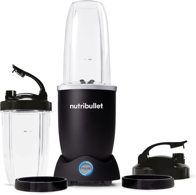 Detalle de NutriBullet Pro+ 1200 Watt Personal Blender with Pulse Function (Matte Black)