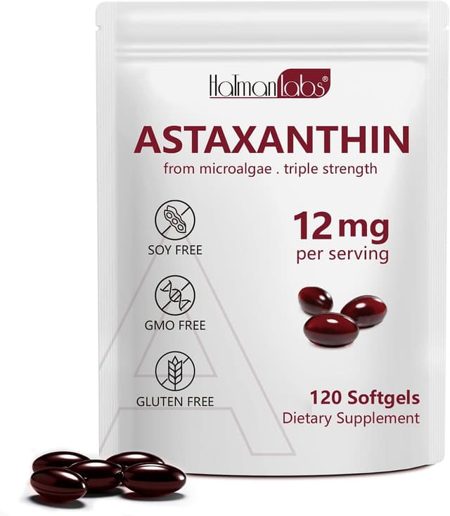 Detalle de Astaxanthin 12 mg Kapseln, 120 Stück