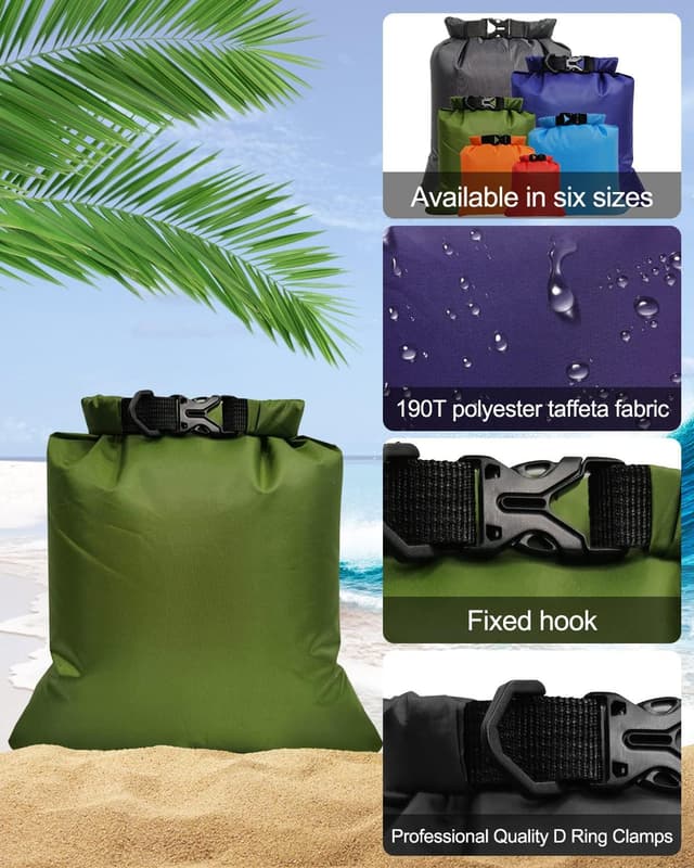 Detalle 1 de Victoper Dry Bag Set 6pcs 8L capacity