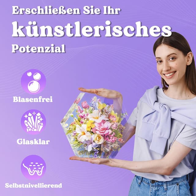 Thumbnail 1 de LET'S RESIN Epoxidharz-Set 1000 ml 1:1