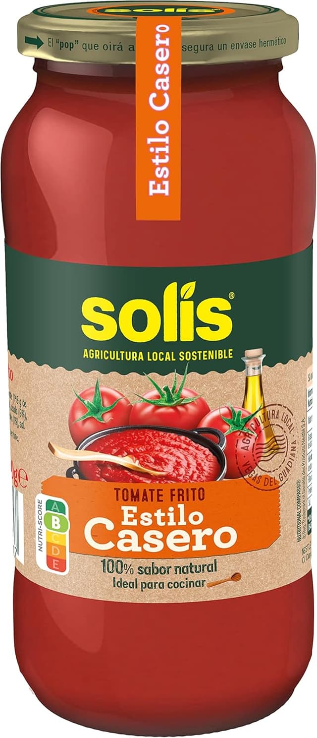 Thumbnail 2 de SOLÍS Tomate Frito Casero 🍅 Pack 12x550g Sin Gluten