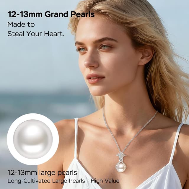 Thumbnail 2 de Pearl Necklace 12–13mm Freshwater Pearl