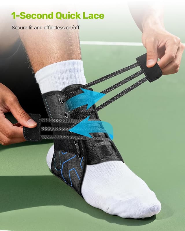 Detalle de Rakiie Knöchelstütze mit 2 Metallstäben M