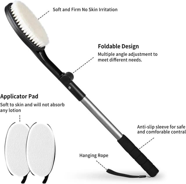 Detalle 2 de EASACE back body brush for shower