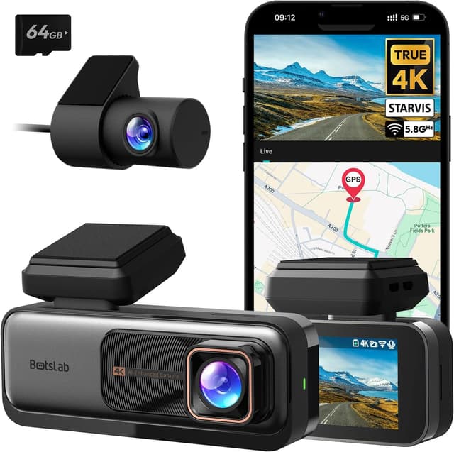 Imagen de BOTSLAB Dashcam 4K mit 64 GB en OfertitasTOP