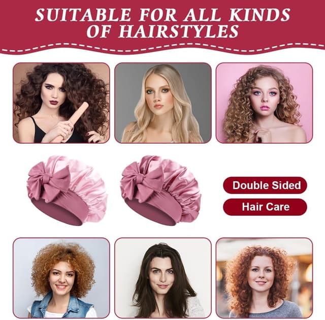 Thumbnail 5 de ACWOO Satin Bonnet 1pc night cap