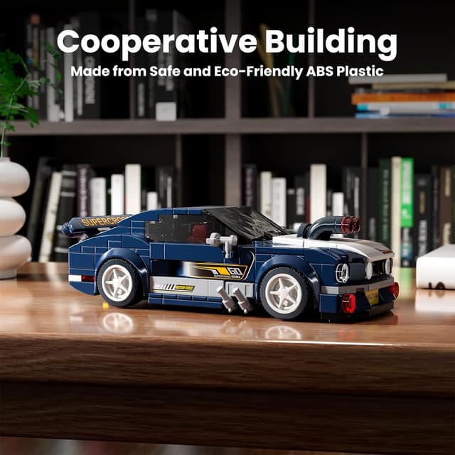 Thumbnail 3 de Mould King 27048 Technik Speed Champion Sportwagen Muster 387 Teile đź§±