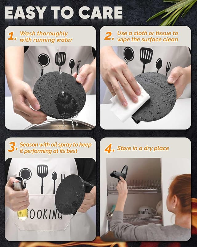 Thumbnail 5 de HULISEN Cast Iron Burger Press