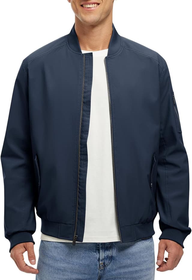 Thumbnail 6 de Rdruko Men's Lightweight Bomber Jacket