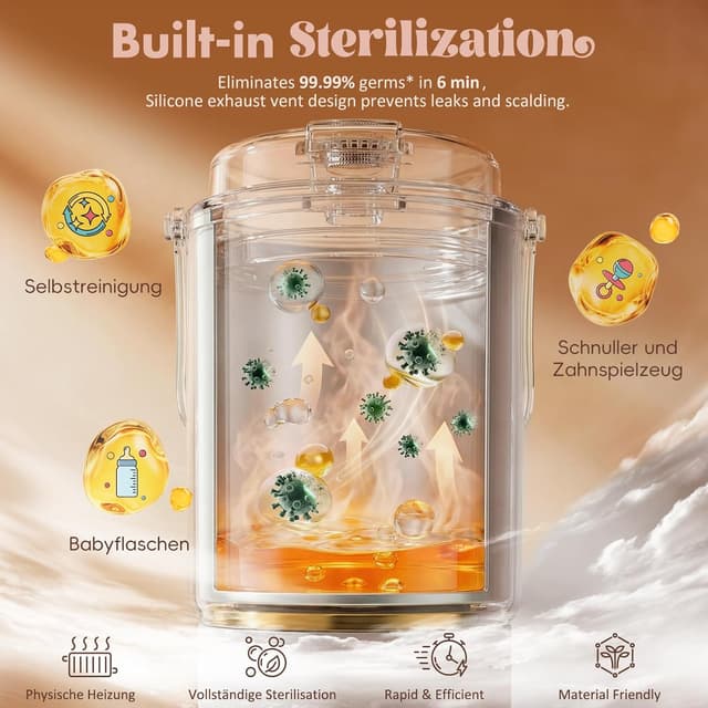 Thumbnail 2 de Tragbarer Flaschenwärmer Baby unterwegs 120 W