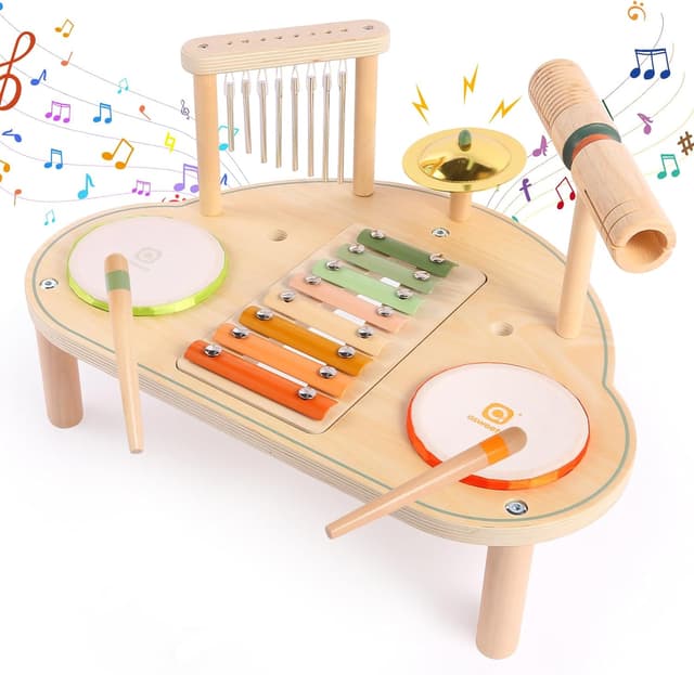 Thumbnail 1 de Asweets Holz Kindertrommel Set 3–7 Jahre