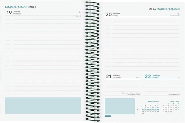 Thumbnail 4 de Finocam Agenda Secundaria 1 día/página 2025–2026