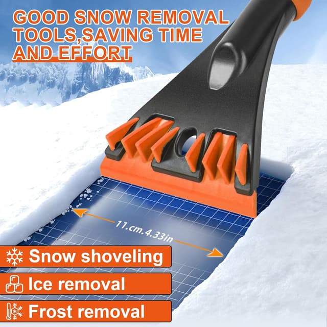 Thumbnail 1 de Oziral Pack 2 grattoirs à glace voiture — lame large