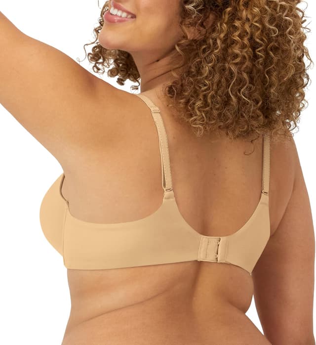 Detalle de Maidenform Natural Lift Women’s Padded Underwire T-Shirt Bra (Full Coverage, Convertible, Seamless)