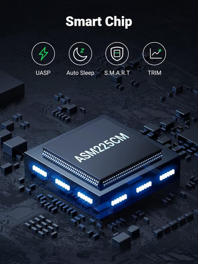 Detalle de UGREEN 2.5 inch USB 3.0 HDD enclosure