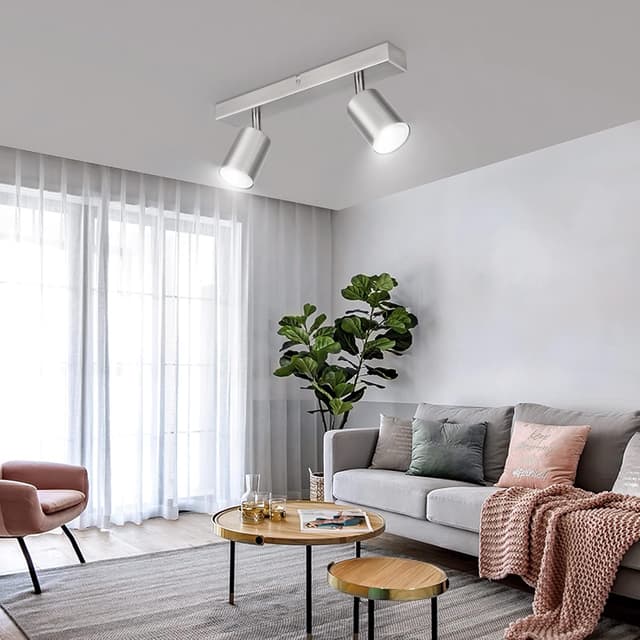 Thumbnail 3 de Ketom Lampada Faretti da Soffitto Orientabili GU10 2 luci