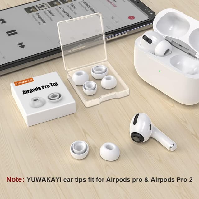 Detalle 2 de Replacement Ear Tips for AirPods Pro 3 pairs