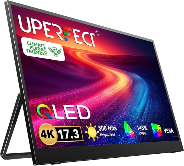 Detalle de UPERFECT 17.3-inch 4K QLED portable monitor