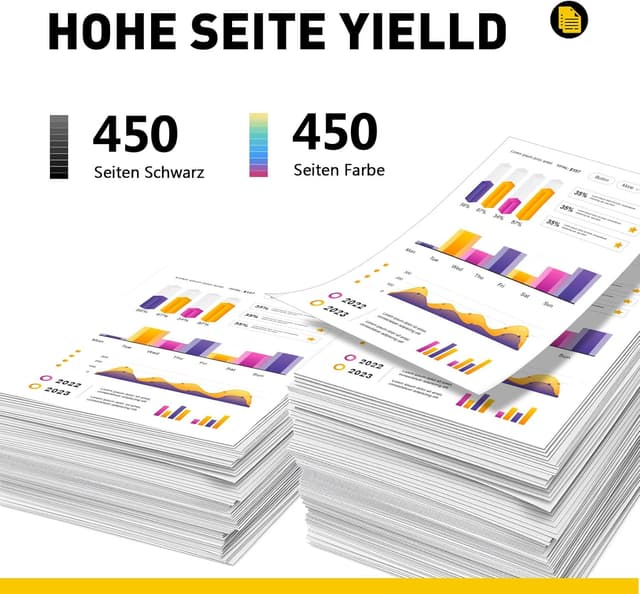 Detalle de DOREINK 575XL 576XL Druckerpatronen 450 Seiten