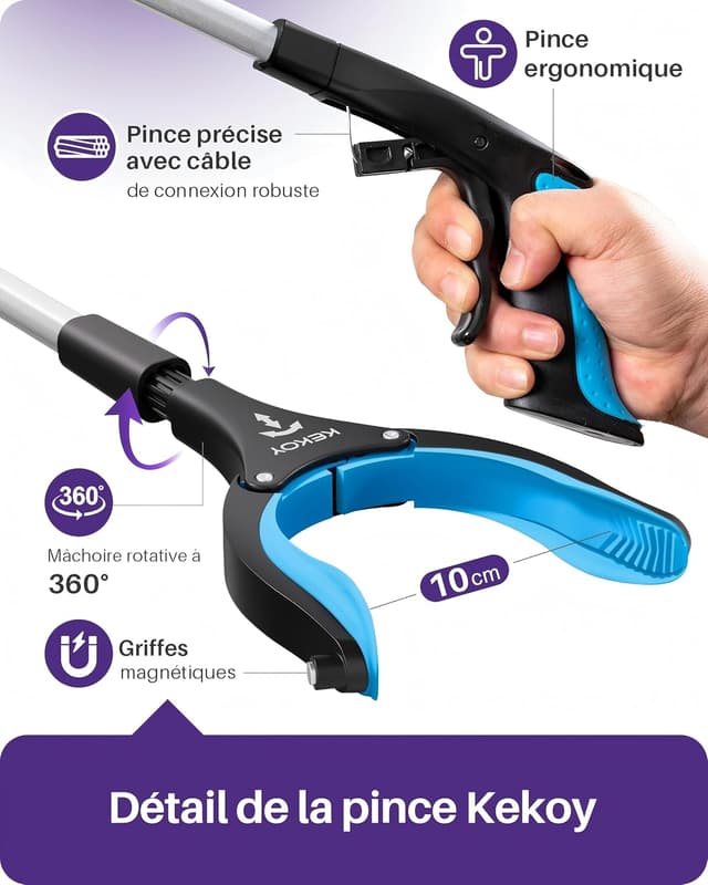 Thumbnail 1 de KEKOY Pince ramasse-objet 91 cm đź›
