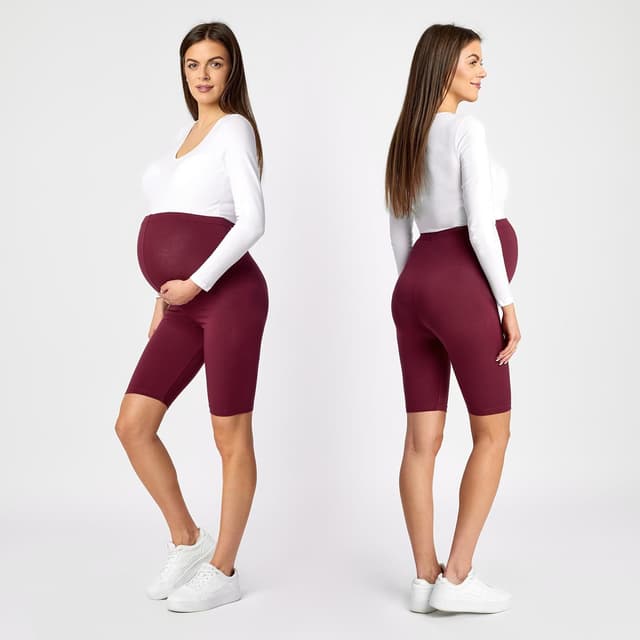 Thumbnail 1 de Be Mammy Leggings Premaman Corti 04