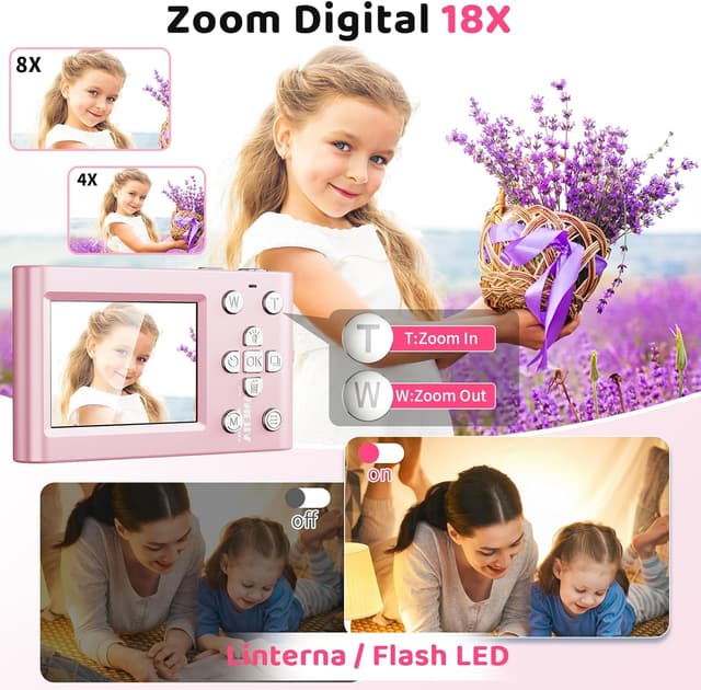 Thumbnail 4 de CHAKEYAKE Cámara Digital 4K 64 MP